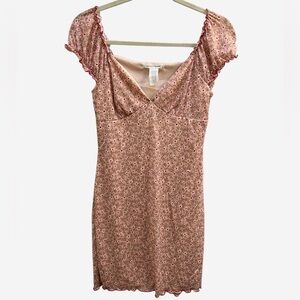 Caution to the Wind Dress - Pink Floral - Size Women’s M